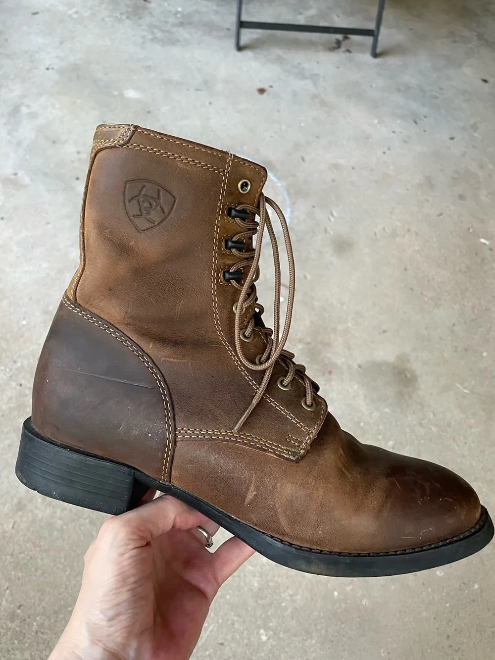 Ariat Heritage Lacer Western Boots Size 8.5 D